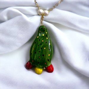 Sicilian necklace with fruit Etna necklace